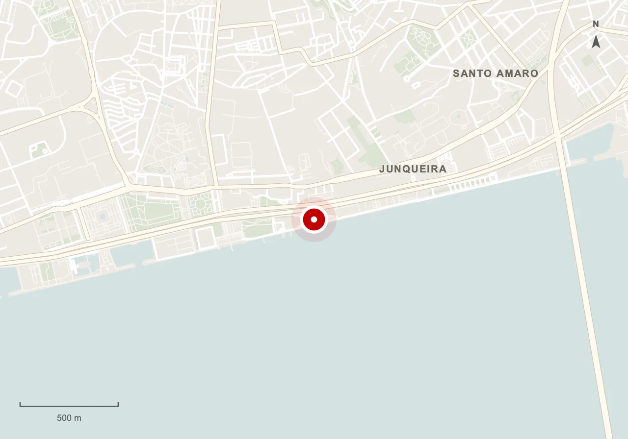 Map showing MAAT in Lisbon