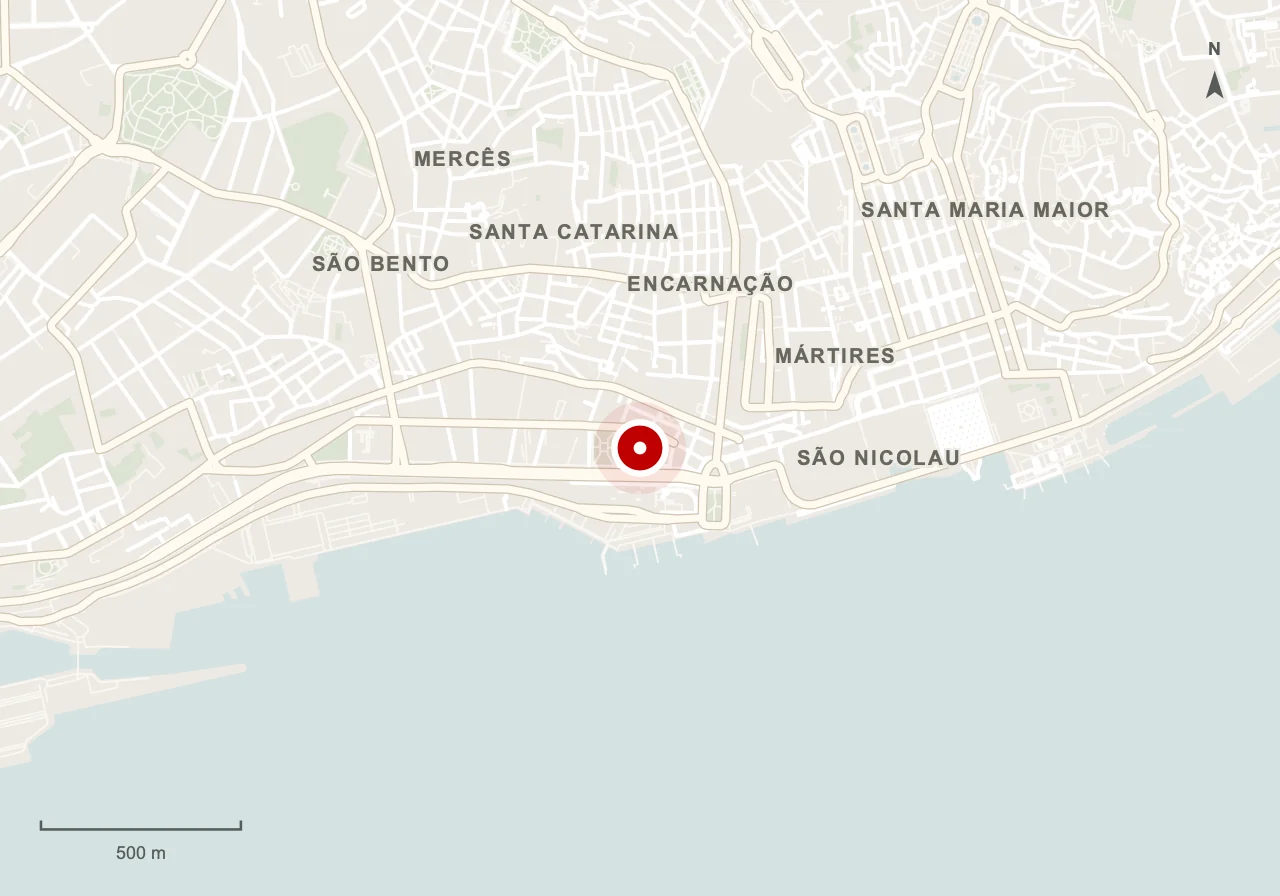Mapa de Time Out Market em Lisboa