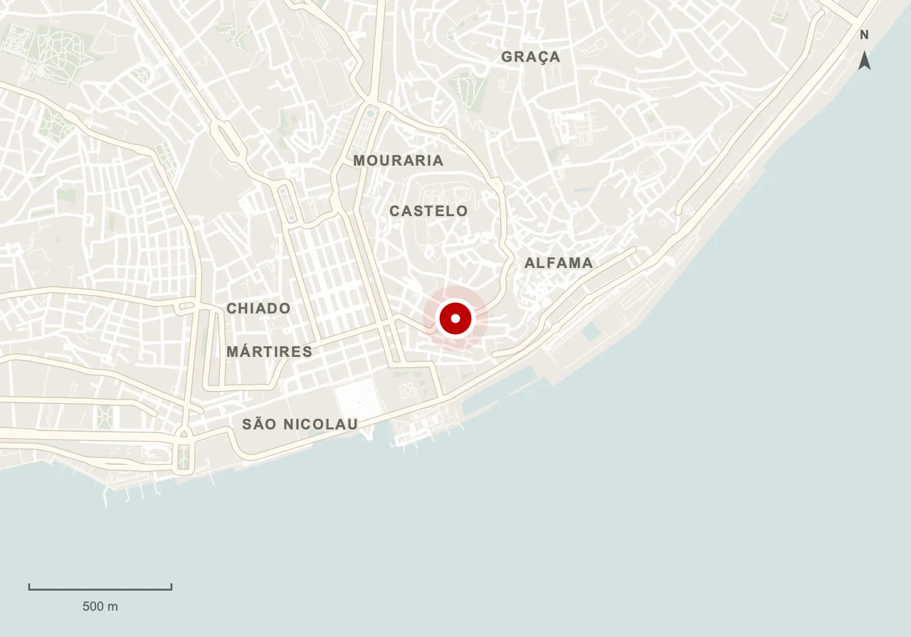 Mapa de Museo del Aljube en Lisboa