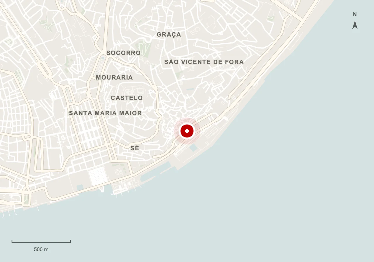 Mapa de Museo del Fado en Lisboa